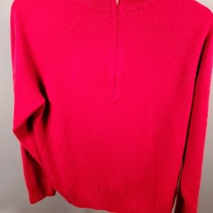 Mercer Street Studio Vibrant Red Turtleneck Sweater